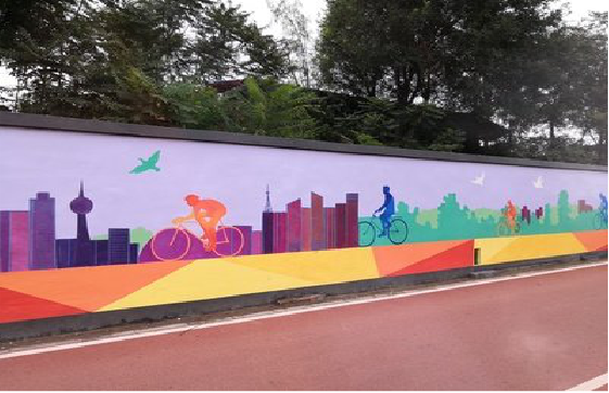 上蔡墙体彩绘-围墙