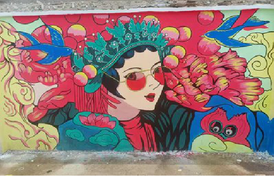 上蔡墙体彩绘-网红墙