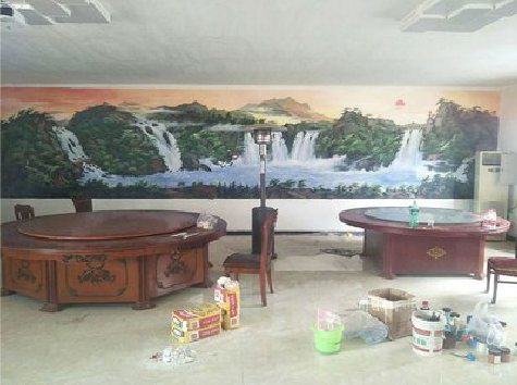 上蔡墙绘-写实风景