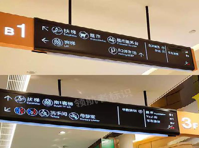 上蔡如何通过商场标识牌引导客流分布?