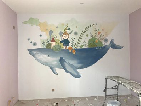 上蔡手绘墙的特点及优势。